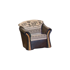 milo RIO fotel, barna - szafaris szövet bútor