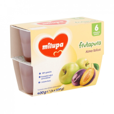 Milupa Frutapura alma-szilva gyümölcspüré 6 hó+ 4 db (4x100 g) bébiétel