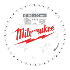 Milwaukee 4932471932 Körfűrészlap - 165x20x1,6 mm, Fogszám: 40 db (4932471932) fűrészlap