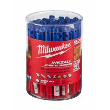 Milwaukee ÉPÍTŐIPARI MARKER TARTÓS FEKETE + KÉK BETON MIX KÉSZLET 8db (4932492126) filctoll, marker