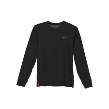  MILWAUKEE Hybrid hosszú ujjú póló fekete HTLSBL XL munkaruha