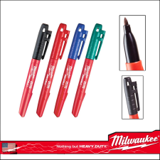 Milwaukee Jelölő filctoll INKZALL Milwaukee 1 mm SZINES 4 db-os klt filctoll, marker
