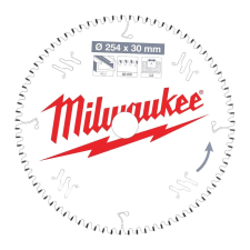 Milwaukee Körfűrészlap gérvágókhoz (Alu) 254x30x3.0x80 TF NEG. - 1 db fűrészlap