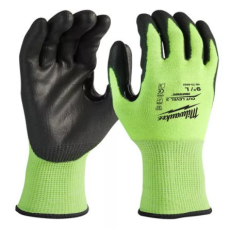 Milwaukee Milwaukee Hi-Vis Vágásbiztos kesztyű 3/C - 9/L - 1 pár (4932478132)