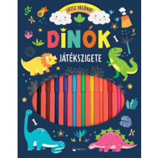 Mimorello Kiadó Dinók játékszigete - Játssz velünk! gyermek- és ifjúsági könyv