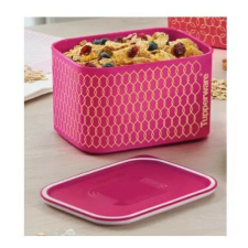 Mindennapi szögletes/Tároló 2,1 liter Piros ünnepi - Tupperware papírárú, csomagoló és tárolóeszköz