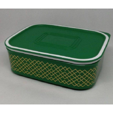  Mindennapi szögletes/Tároló, Zöld ünnepi (500 ml) -Tupperware konyhai eszköz