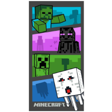 Minecraft Adventure Time fürdőlepedő, strandtörölköző 70x140cm lakástextília