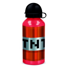 Minecraft alumínium kulacs TNT 400ml kulacs, kulacstartó