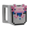 Minecraft - Axolotl 3D bögre