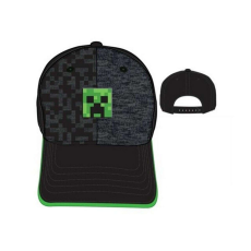 Minecraft baseball sapka – Creeper fekete