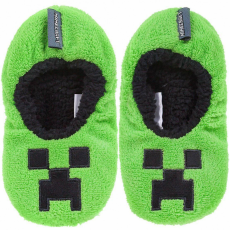  Minecraft Creeper gyerek téli papucs 31-38