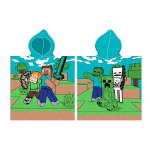 Minecraft Field strand törölköző poncsó 50x115 cm babatörülköző, kifogó
