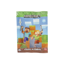  Minecraft figura kulcstartó tasakban játékfigura