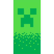  Minecraft fürdőlepedő, strand törölköző Digital Creeper 70*140cm babatörülköző, kifogó