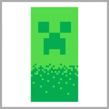 Minecraft fürdőlepedő, strand törölköző Digital Creeper 70*140cm
JFK103397 lakástextília