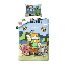  Minecraft Graphic ágyneműhuzat 140*200cm, 70*90 cm microfibre lakástextília