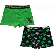  Minecraft gyerek boxeralsó 2 darab/csomag 8 év