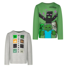 Minecraft gyerek hosszú ujjú póló, felső 6-12 év gyerek póló