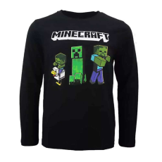 Minecraft gyerek hosszú ujjú póló felső creeper dark 11 év