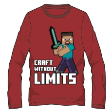 Minecraft gyerek hosszú ujjú póló felső limits 10év
