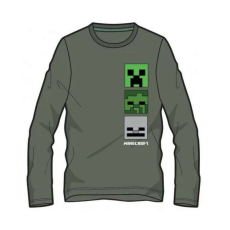 Minecraft gyerek hosszú ujjú póló szürke creeper 8 év