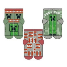 Minecraft gyerek zokni (3 pár)