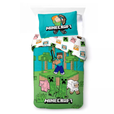 Minecraft Jungle Explore ágyneműhuzat 140×200cm, 70×90 cm lakástextília