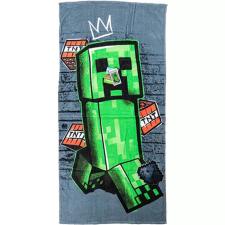 Minecraft Metro Art Creeper fürdőlepedő, strand törölköző 70x140cm lakástextília