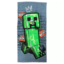  Minecraft Metro Art Creeper fürdőlepedő, strand törölköző 70x140cm CBX2422454MC lakástextília