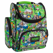  Minecraft mintás ergonómikus iskolatáska 37x27x16cm, DF37, Game iskolatáska