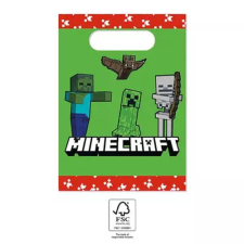 Minecraft papír ajándéktasak 4 db-os party kellék