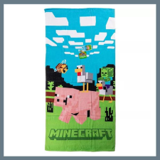 Minecraft Piggy Ride fürdőlepedő, strand törölköző 70x140cm CBX24420254MC lakástextília