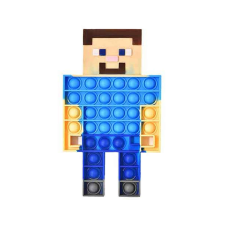 Minecraft Pop it stresszoldó Steve 22 cm oktatójáték