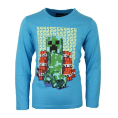  Minecraft sötétben világító gyerek hosszú ujjú póló, felső 8 év