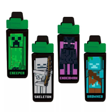 Minecraft square műanyag kulacs 500 ml kulacs, kulacstartó