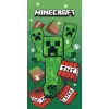 Minecraft TNT Creepers fürdőlepedő, strand törölköző 70x140cm (Fast Dry)
