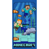 Minecraft Underwater fürdőlepedő, strand törölköző 70x140cm (Fast Dry)