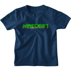  Minecraft Zombie Logó - Gyerek Póló