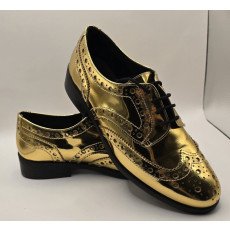  Minelli Lyssa arany metál bőr félcipő