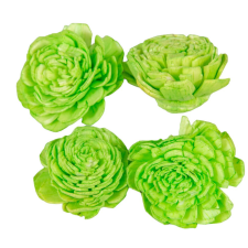  Ming boglárka zöld 4cm 50db-os dekorációs kellék