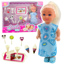 Mini baba készlet Édes kiegészítők Kék ruha baba