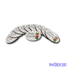  Mini biléta 10db/csomag 2,5x4cm - Kis kesztyűvel dekorációs kellék