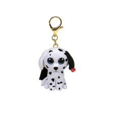  Mini Boos clip műanyag figura FETCH - fehér kutya kulcstartó