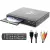  Mini DVD lejátszó HD Oakcastle DVD100 több régiós TV-hez, 1080p felbontás, HDMI felfelé skálázás, CD lejátszó USB csatlakozóval és MP3 olvasóval, HDMI kábel, RCA kábel és távirányító tartozék