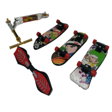 Mini játékok, Fingerboard Street, műanyag, tarka készlet játékfigura