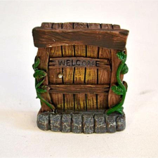  Mini kapu,Welcome felirattal. Mérete: 40x50x15 mm dekorációs kellék