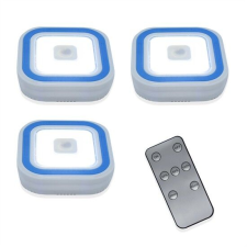 Mini LED-lámpa készlet távirányítóval - 3 darabos bútor