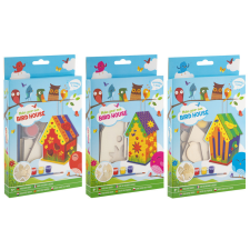  Mini madáretető 3 festékkel és ecsettel kreatív és készségfejlesztő