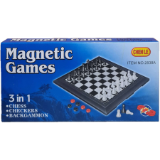 Mini mágneses 3 az 1-ben sakk készlet társasjáték